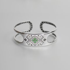 Silver bracelet: Vyshyvanka of the indomitable