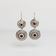 Silver earrings: View