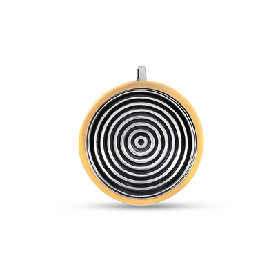 Silver pendant: Labyrinth