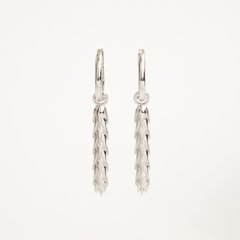 Silver earrings: Ear large (4 cm)