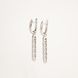 Silver earrings: Ear large (4 cm)