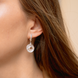 Silver earrings: Style with mother-of-pearl