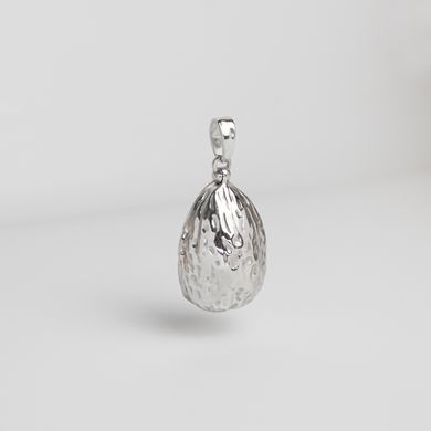 Silver pendant: Walnut