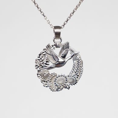 Silver pendant: Motherland