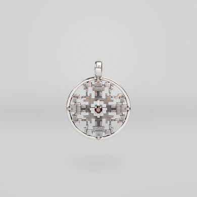 Silver pendant: Nation Code