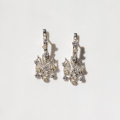 Silver earrings: Spring and Will