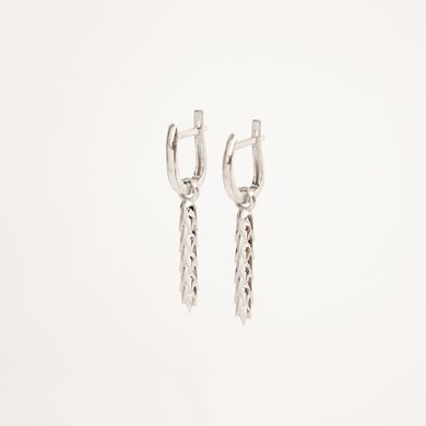 Silver earrings: Ear small (3.5 cm)