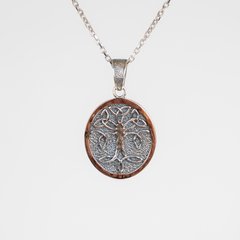 Silver pendant: Tree of life