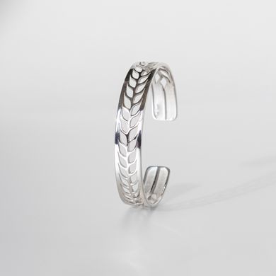 Silver bracelet: Spikelets of the Free